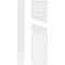 Ekena Millwork Fluted PVC Pilaster w/Decorative Capital & Base, 4"W x 96"H x 2"P PILP04X096FL02-2 - alternate 1